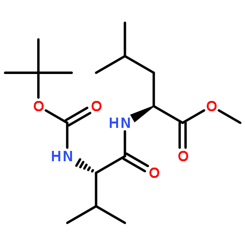 L-Leucine, N-[(1,1-dimethylethoxy)carbonyl]-L-valyl-, methyl ester