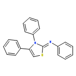 Benzenamine, N-(3,4-diphenyl-2(3H)-thiazolylidene)-