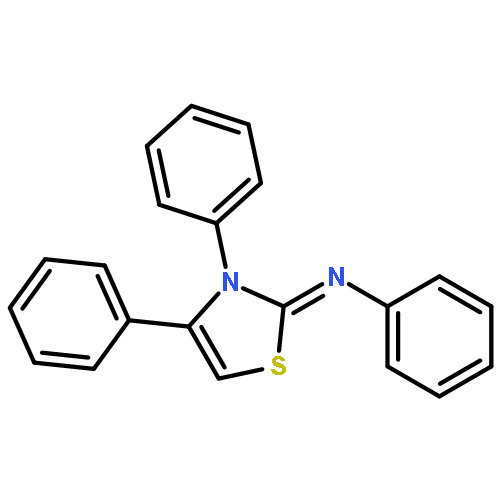 Benzenamine, N-(3,4-diphenyl-2(3H)-thiazolylidene)-