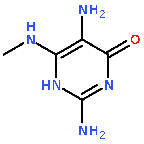 4(1H)-Pyrimidinone, 2,5-diamino-6-(methylamino)-