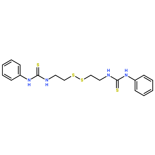 Urea,1,1'-(dithiodiethylene)bis[3-phenyl-2-thio- (8CI)