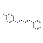 Benzenamine, 4-methyl-N-(3-phenyl-2-propenylidene)-