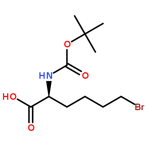 L-Norleucine, 6-bromo-N-[(1,1-dimethylethoxy)carbonyl]-