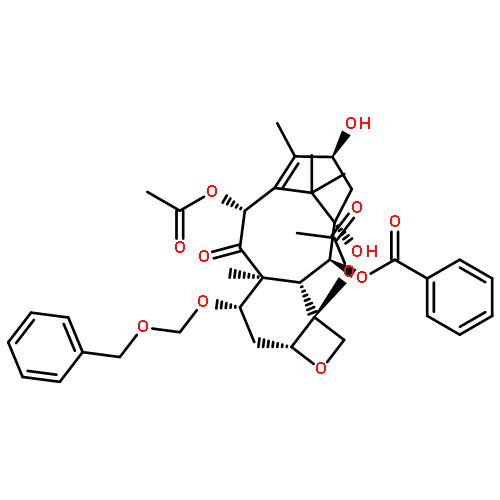 (2aR,4S,4aS,6R,9S,11S,12S,12aR,12bS)-12-(benzoyloxy)-4-((benzyloxy)methoxy)-9,11-dihydroxy-4a,8,13,13-tetramethyl-5-oxo-3,4,4a,5,6,9,10,11,12,12a-decahydro-1H-7,11-methanocyclodeca[3,4]benzo[1,2-b]oxete-6,12b(2aH)-diyl diacetate