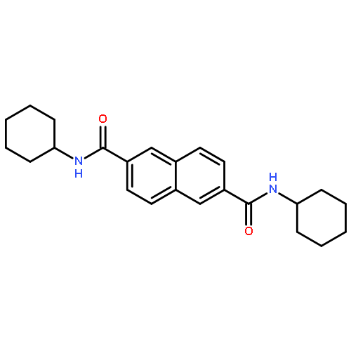 N,N'-DICYCLOHEXYL-2,6-NAPHTHALENEDICARBOXAMIDE