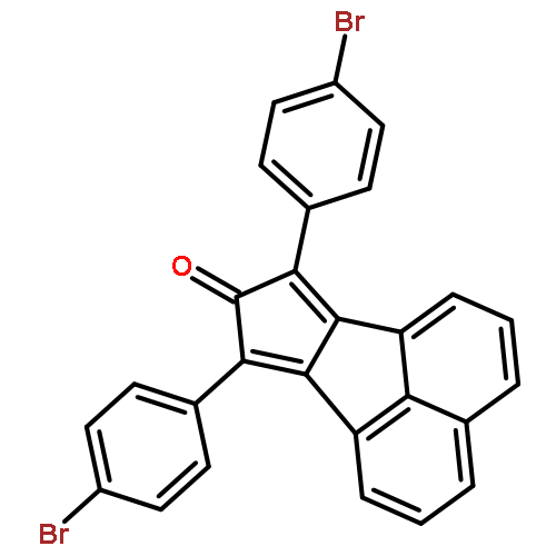 8H-CYCLOPENT[A]ACENAPHTHYLEN-8-ONE, 7,9-BIS(4-BROMOPHENYL)-