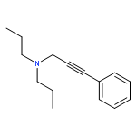 2-Propyn-1-amine, 3-phenyl-N,N-dipropyl-