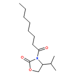 2-Oxazolidinone, 4-(1-methylethyl)-3-(1-oxooctyl)-, (S)-