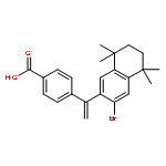 Benzoic acid,4-[1-(3-bromo-5,6,7,8-tetrahydro-5,5,8,8-tetramethyl-2-naphthalenyl)ethenyl]-