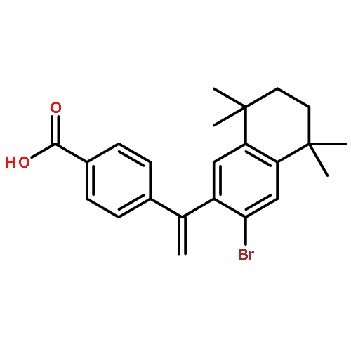 Benzoic acid,4-[1-(3-bromo-5,6,7,8-tetrahydro-5,5,8,8-tetramethyl-2-naphthalenyl)ethenyl]-