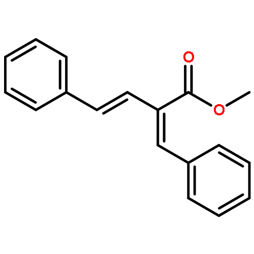 3-Butenoic acid, 4-phenyl-2-(phenylmethylene)-, methyl ester, (E,E)-