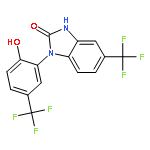 1-(2-Hydroxy-5-(trifluoromethyl)phenyl)-5-(trifluoromethyl)-1H-benzo[d]imidazol-2(3H)-one