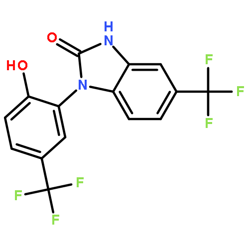 1-(2-Hydroxy-5-(trifluoromethyl)phenyl)-5-(trifluoromethyl)-1H-benzo[d]imidazol-2(3H)-one