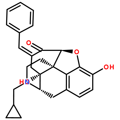 Morphinan-6-one,17-(cyclopropylmethyl)-4,5-epoxy-3,14-dihydroxy-7-(phenylmethylene)-, (5a,7E)-