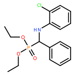 Phosphonic acid, [[(2-chlorophenyl)amino]phenylmethyl]-, diethyl ester