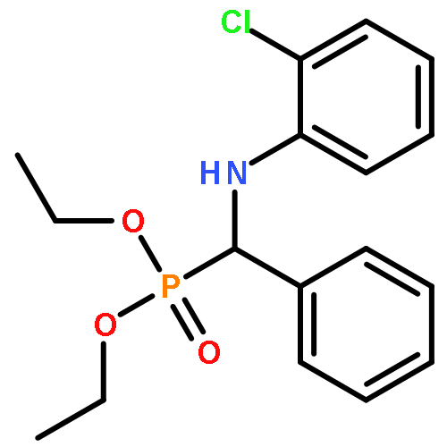 Phosphonic acid, [[(2-chlorophenyl)amino]phenylmethyl]-, diethyl ester