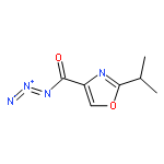 4-Oxazolecarbonyl azide, 2-(1-methylethyl)-