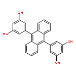 1,3-Benzenediol,5,5'-(9,10-anthracenediyl)bis-