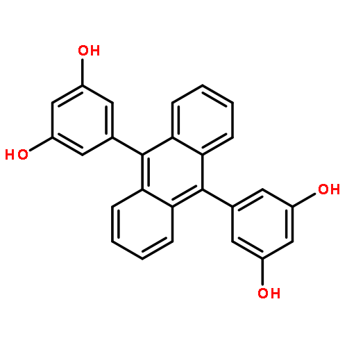 1,3-Benzenediol,5,5'-(9,10-anthracenediyl)bis-