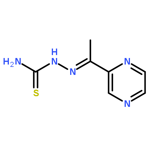 Hydrazinecarbothioamide, 2-(1-pyrazinylethylidene)-