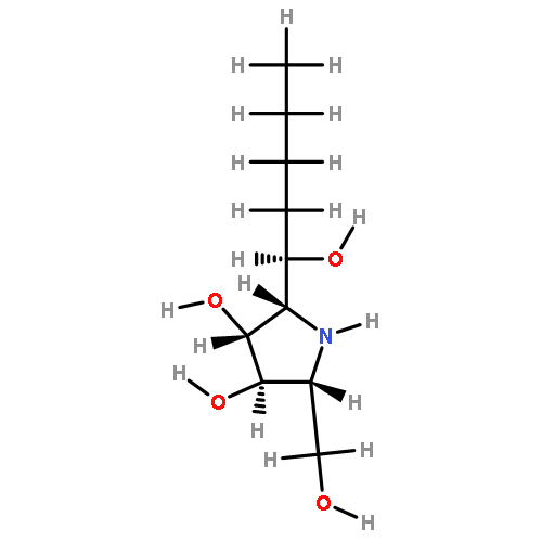 6-C-(8-hydroxyoctyl)-2,5-dideoxy-2,5-imino-D-galactitol