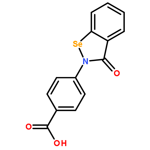 Benzoic acid,4-(3-oxo-1,2-benzisoselenazol-2(3H)-yl)-