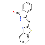 1H-Isoindol-1-one,3-(2-benzothiazolylmethylene)-2,3-dihydro-