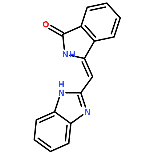 1H-ISOINDOL-1-ONE, 3-(1H-BENZIMIDAZOL-2-YLMETHYLENE)-2,3-DIHYDRO-