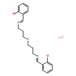 cobalt(3+) 2-[(E)-{[3-({3-[(2-oxidobenzylidene)amino]propyl}azanidyl)propyl]imino}methyl]phenolate