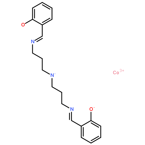 cobalt(3+) 2-[(E)-{[3-({3-[(2-oxidobenzylidene)amino]propyl}azanidyl)propyl]imino}methyl]phenolate