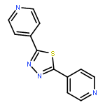 Pyridine,4,4'-(1,3,4-thiadiazole-2,5-diyl)bis-