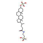 Ethanesulfonic acid,2-[[(3a,5b)-24-oxo-3-(sulfooxy)cholan-24-yl]amino]-