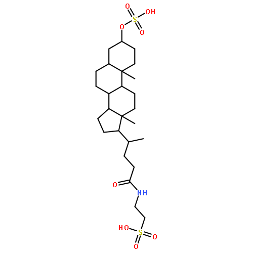 Ethanesulfonic acid,2-[[(3a,5b)-24-oxo-3-(sulfooxy)cholan-24-yl]amino]-