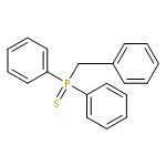 Phosphine sulfide,diphenyl(phenylmethyl)-