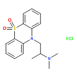 10H-Phenothiazine-10-ethanamine,N,N,a-trimethyl-, 5,5-dioxide,hydrochloride (1:1)