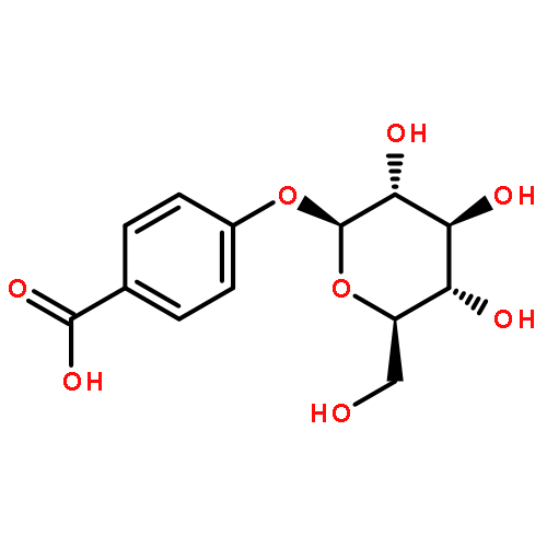 4-(beta-D-glucopyranosyloxy)benzoic acid