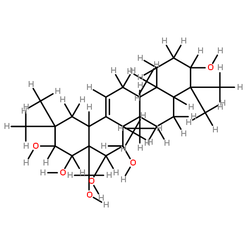 (4aS)-3c,4t,5t,6t,10c-Pentahydroxy-2,2,6at,6bc,9,9,12ac-heptamethyl-4ar-hydroxymethyl-(8atH,12btH,14bcH)-Delta14-eicosahydro-picen