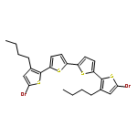 2,2':5',2'':5'',2'''-Quaterthiophene, 5,5'''-dibromo-3,3'''-dibutyl-