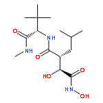 Butanediamide,N4-[(1S)-2,2-dimethyl-1-[(methylamino)carbonyl]propyl]-N1,2-dihydroxy-3-(2-methylpropyl)-,(2S,3R)-