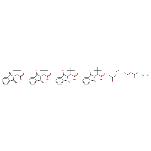 (2S)-2-(1,3-dioxoisoindol-2-yl)-3,3-dimethylbutanoic acid,ethyl acetate,rhodium