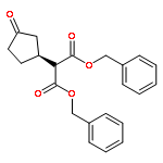 Propanedioic acid, [(1S)-3-oxocyclopentyl]-, bis(phenylmethyl) ester