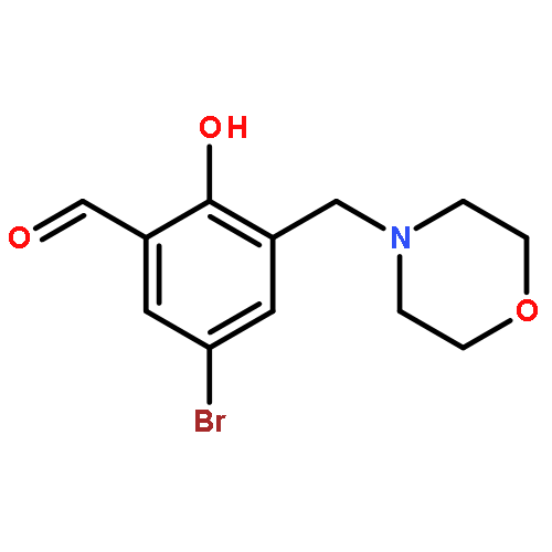 5-Bromo-2-hydroxy-3-(morpholinomethyl)benzaldehyde