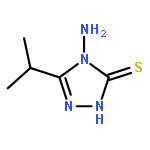 3H-1,2,4-Triazole-3-thione,4-amino-2,4-dihydro-5-(1-methylethyl)-