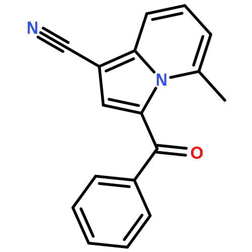 1-INDOLIZINECARBONITRILE, 3-BENZOYL-5-METHYL-