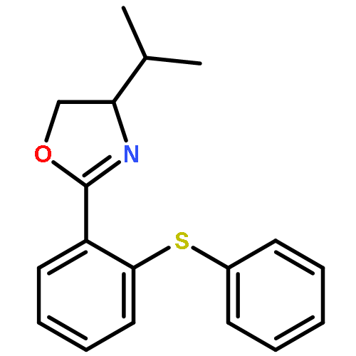 Oxazole, 4,5-dihydro-4-(1-methylethyl)-2-[2-(phenylthio)phenyl]-, (4S)-