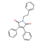 1H-Pyrrole-2,5-dione, 3,4-diphenyl-1-(2-phenylethyl)-