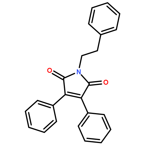 1H-Pyrrole-2,5-dione, 3,4-diphenyl-1-(2-phenylethyl)-