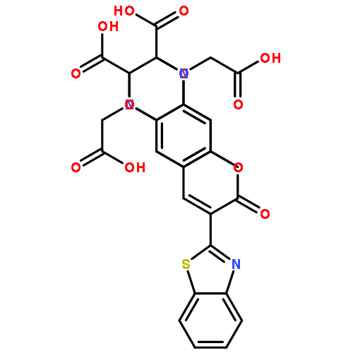 Glycine,N-[3-(2-benzothiazolyl)-6-[2-[2-[bis(carboxymethyl)amino]-5-methylphenoxy]ethoxy]-2-oxo-2H-1-benzopyran-7-yl]-N-(carboxymethyl)-