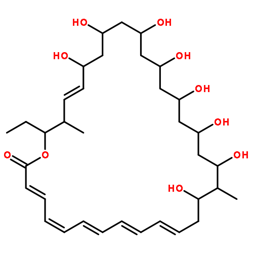 32-ethyl-14,16,18,20,22,24,26,28-octahydroxy-15,31-dimethyl-1-oxacyclodotriaconta-3,5,7,9,11,29-hexaen-2-one