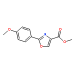 methyl 2-(4-methoxyphenyl)-1,3-oxazole-4-carboxylate